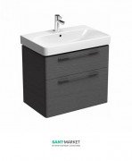 Тумба під раковину Kolo Traffic 75 з двома ящиками сірий дуб 89526000