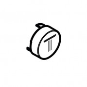 Кнопка для термостата Hansgrohe коллекция Shower Select черный 92572610