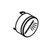 Кнопка для термостата Hansgrohe коллекция Shower Select черный 92573610