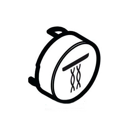 Кнопка для термостата Hansgrohe колекція Shower Select білий 92575450