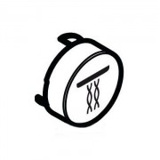 Кнопка для термостата Hansgrohe коллекция Shower Select белый 92575450