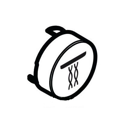 Кнопка для термостата Hansgrohe коллекция Shower Select черный 92575610