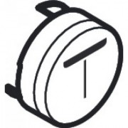 Кнопка для термостата Hansgrohe коллекция Shower Select черный 92576610