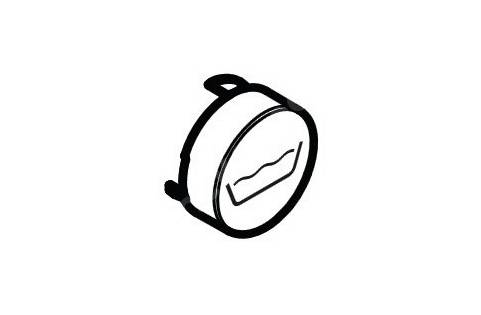 Кнопка для термостата Hansgrohe коллекция Shower Select черный 92577610