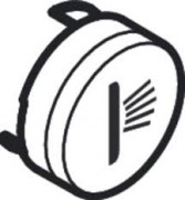 Кнопка для термостата Hansgrohe коллекция Shower Select белый 92578450