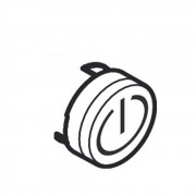 Кнопка для термостата Hansgrohe коллекция Shower Select белый 92579450