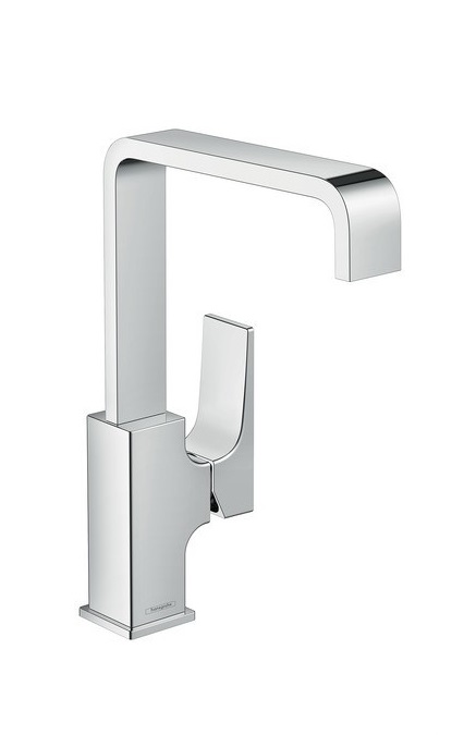 Смеситель для раковины однорычажный высокий Hansgrohe коллекция Metropol хром 32511000