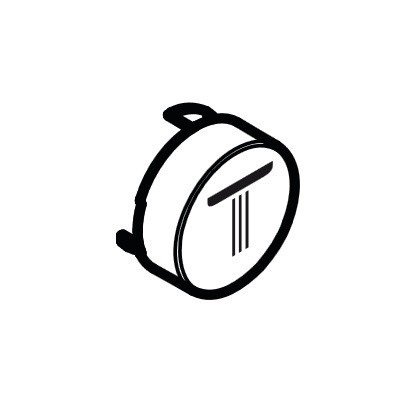 Кнопка для термостата Hansgrohe коллекция Shower Select белый 92572450