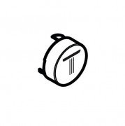 Кнопка для термостата Hansgrohe коллекция Shower Select черный 92572610