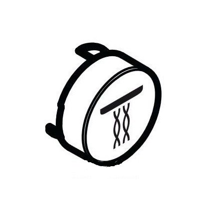 Кнопка для термостата Hansgrohe коллекция Shower Select черный 92575610