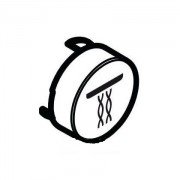 Кнопка для термостата Hansgrohe колекція Shower Select чорний 92575610