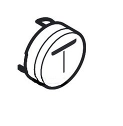 Кнопка для термостата Hansgrohe колекція Shower Select білий 92576450