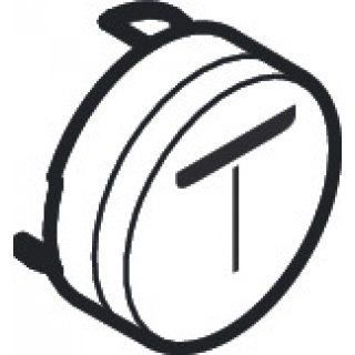 Кнопка для термостата Hansgrohe коллекция Shower Select черный 92576610