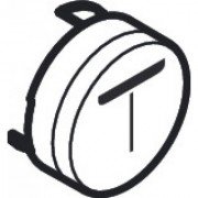 Кнопка для термостата Hansgrohe колекція Shower Select чорний 92576610