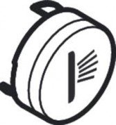 Кнопка для термостата Hansgrohe коллекция Shower Select белый 92578450