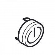 Кнопка для термостата Hansgrohe коллекция Shower Select белый 92579450