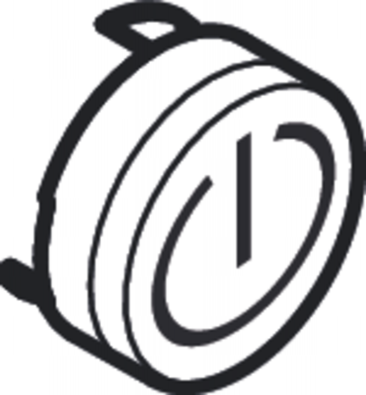 Кнопка для термостата Hansgrohe коллекция Shower Select черный 92579610