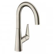Змішувач для кухні одноважільний Hansgrohe колекція Talis S нержавіюча сталь 72814800