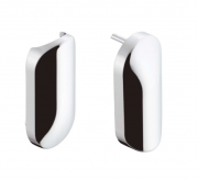 Заглушки для крышки унитаза Hansgrohe коллекция Unica хром 92107000