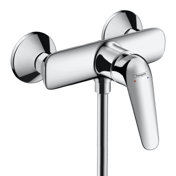 Смеситель для душа настенный однорычажный Hansgrohe коллекция Novus хром 71060000