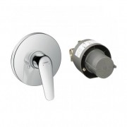 Смеситель для душа встраиваемый со скрытой частью Hansgrohe коллекция Novus хром 71068000