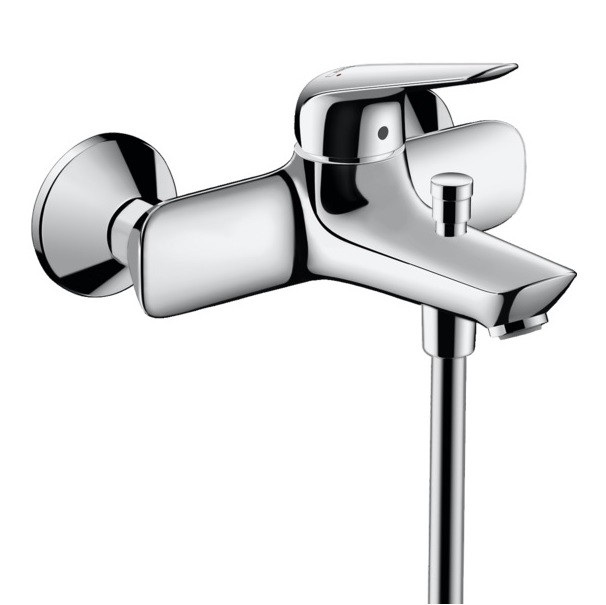 Смеситель для ванны настенный однорычажый Hansgrohe коллекция Novus хром 71041000