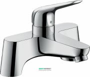 Смеситель однорычажный на борт ванны Hansgrohe коллекция Novus хром 71043000