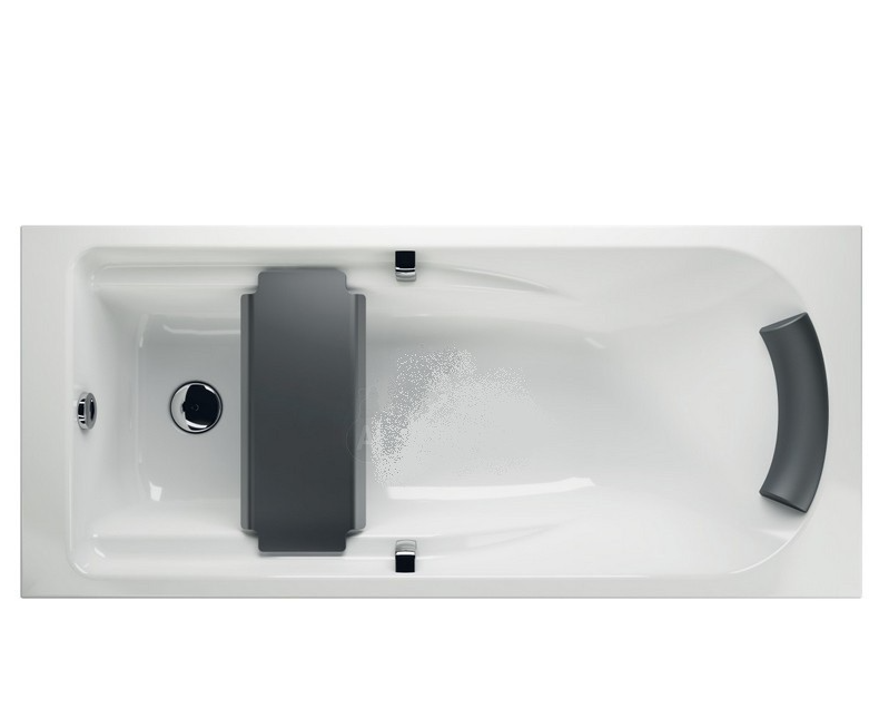 Ванна акриловая прямоугольная Kolo Comfort Plus 150х75х44 с ножками и ручками XWP1451000