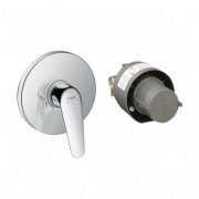 Смеситель для душа встраиваемый со скрытой частью Hansgrohe коллекция Novus хром 71068000