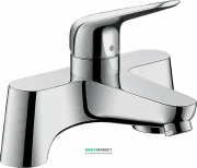 Смеситель однорычажный на борт ванны Hansgrohe коллекция Novus хром 71043000