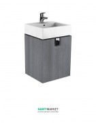 Тумба под раковину Kolo Twins 50 серебряный графит 89496000