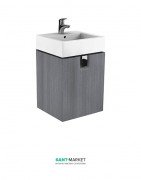 Тумба под раковину Kolo Twins 50 серебряный графит 89496000