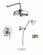 Комплект душевой системы RESP CAESAR скрытого монтажа бронза 151.378.211 BR