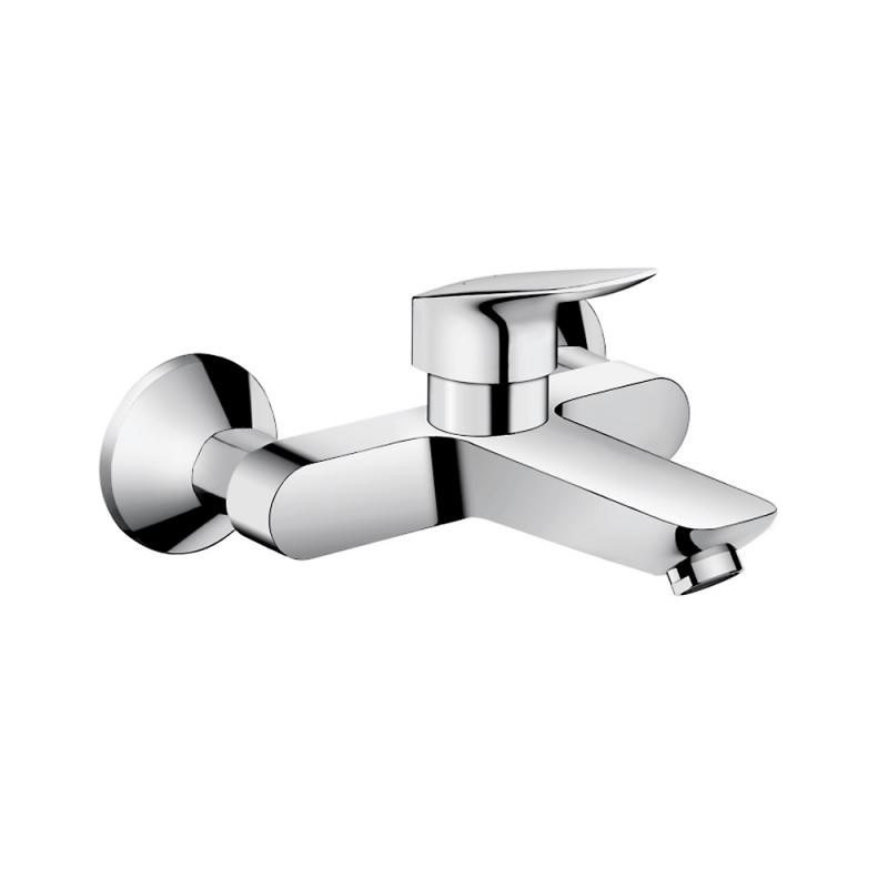 Смеситель для раковины однорычажный настенный Hansgrohe коллекция Logis хром 71225000