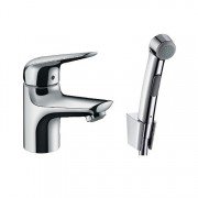 Cмеситель для раковины с гигиеническим душем Hansgrohe коллекция Novus хром 71144000