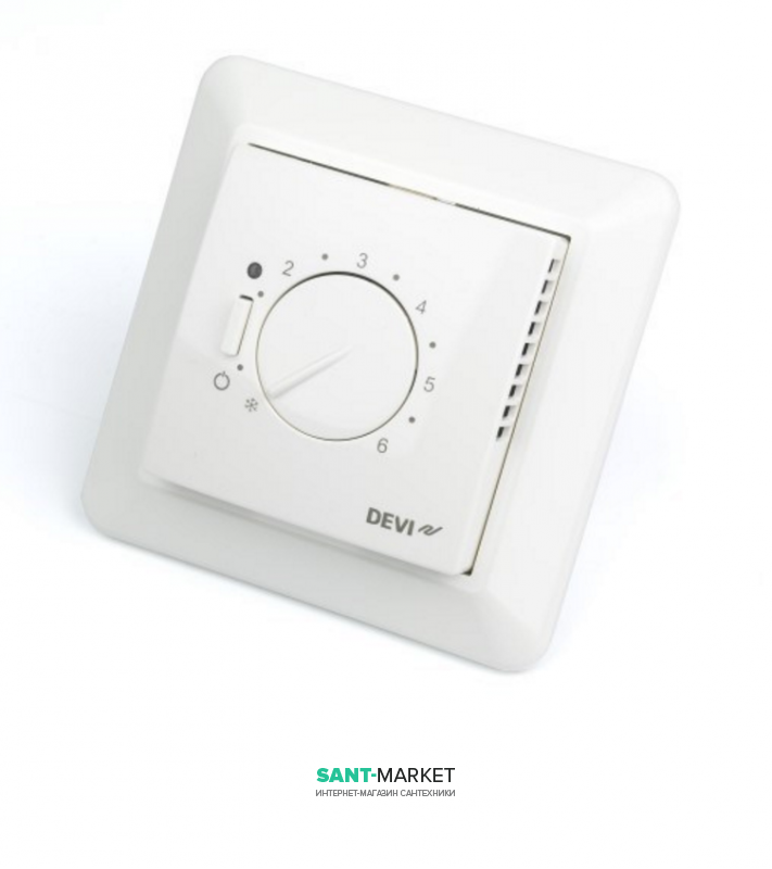 Терморегулятор для теплого пола Devi DEVIreg 530 белый 140F1030