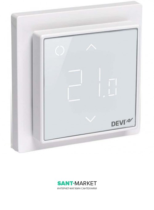 Терморегулятор для теплої підлоги Devi DEVIreg Smart полярно-білий 140F1140