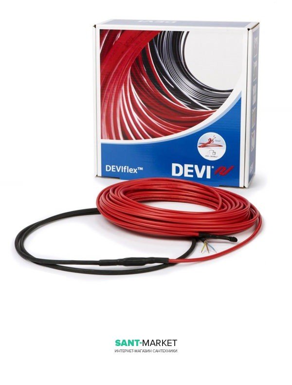 Двухжильный нагревательный кабель Devi DEVIflex 18T 6.8 м.кв 140F1410