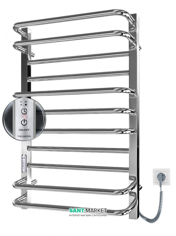 Электрический полотенцесушитель Mario Премиум Люкс-IT 800x500 с таймером 4820111355051