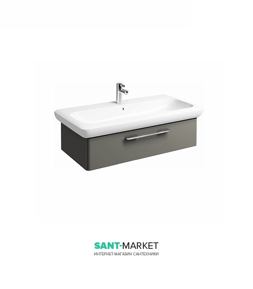 Тумба під раковину Kolo Life 90 сірий глянець 89469000