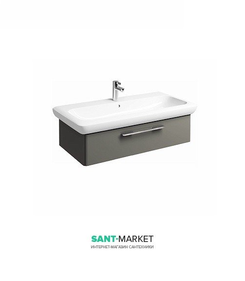 Тумба под раковину Kolo Life 90 серый глянец 89469000