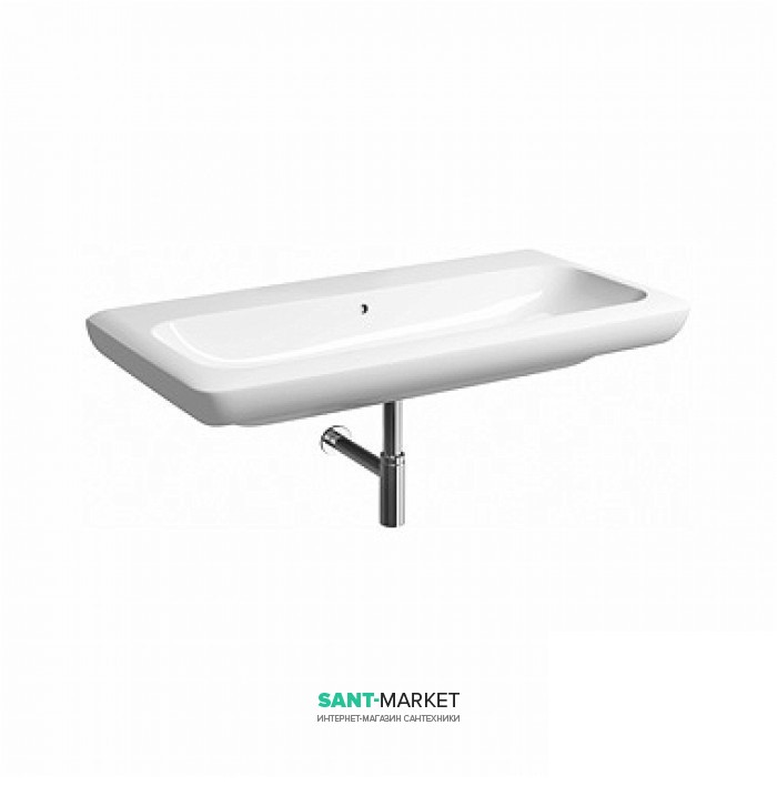 Раковина для ванной на тумбу Kolo Life 100 с покрытием Reflex белая M21010900