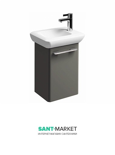 Тумба под раковину Kolo Life 30 серый глянец 89463000