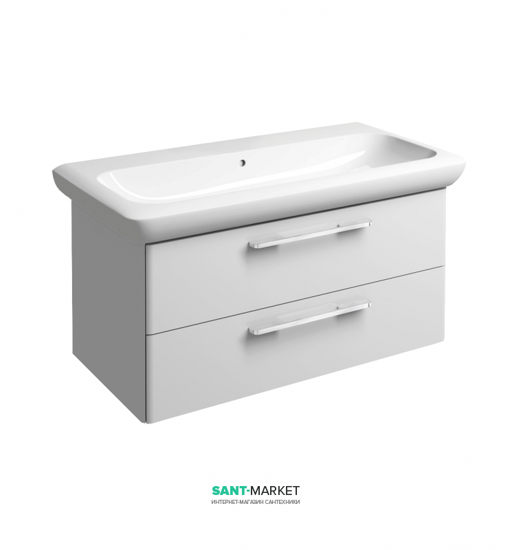 Тумба под раковину Kolo Life 90 белый глянец 89460000