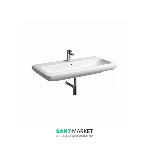 Раковина для ванной на тумбу Kolo Life 100 с покрытием Reflex белая M21110900