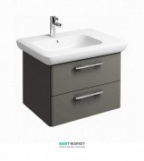 Тумба под раковину Kolo Life 60 серый глянец 89466000