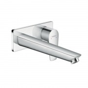 Змішувач для раковини одноважеля настінний прихований Hansgrohe колекція Talis E хром 71734000