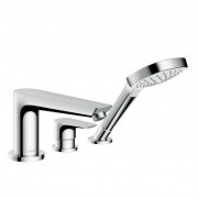Смеситель однорычажный на борт ванны с душем Hansgrohe коллекция Talis E хром 71731000