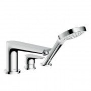 Смеситель однорычажный на борт ванны с душем Hansgrohe коллекция Talis E хром 71731000