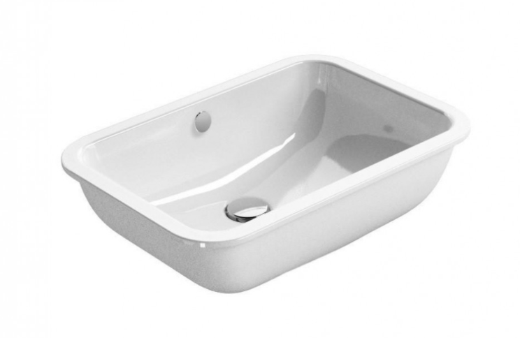 Раковина для ванної вбудована GSI Pura біла 7243 11